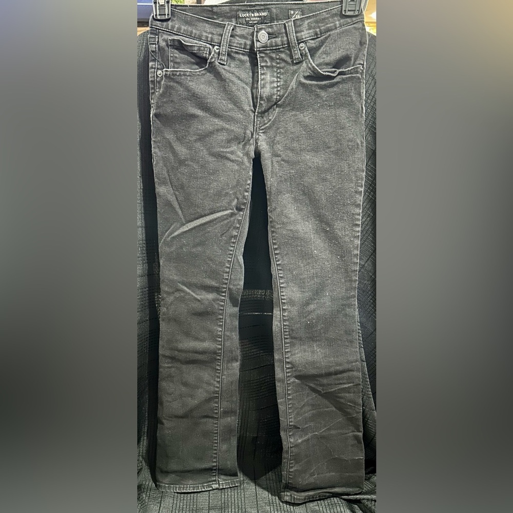 Lucky brand Black Jeans. Midrise Boot cut